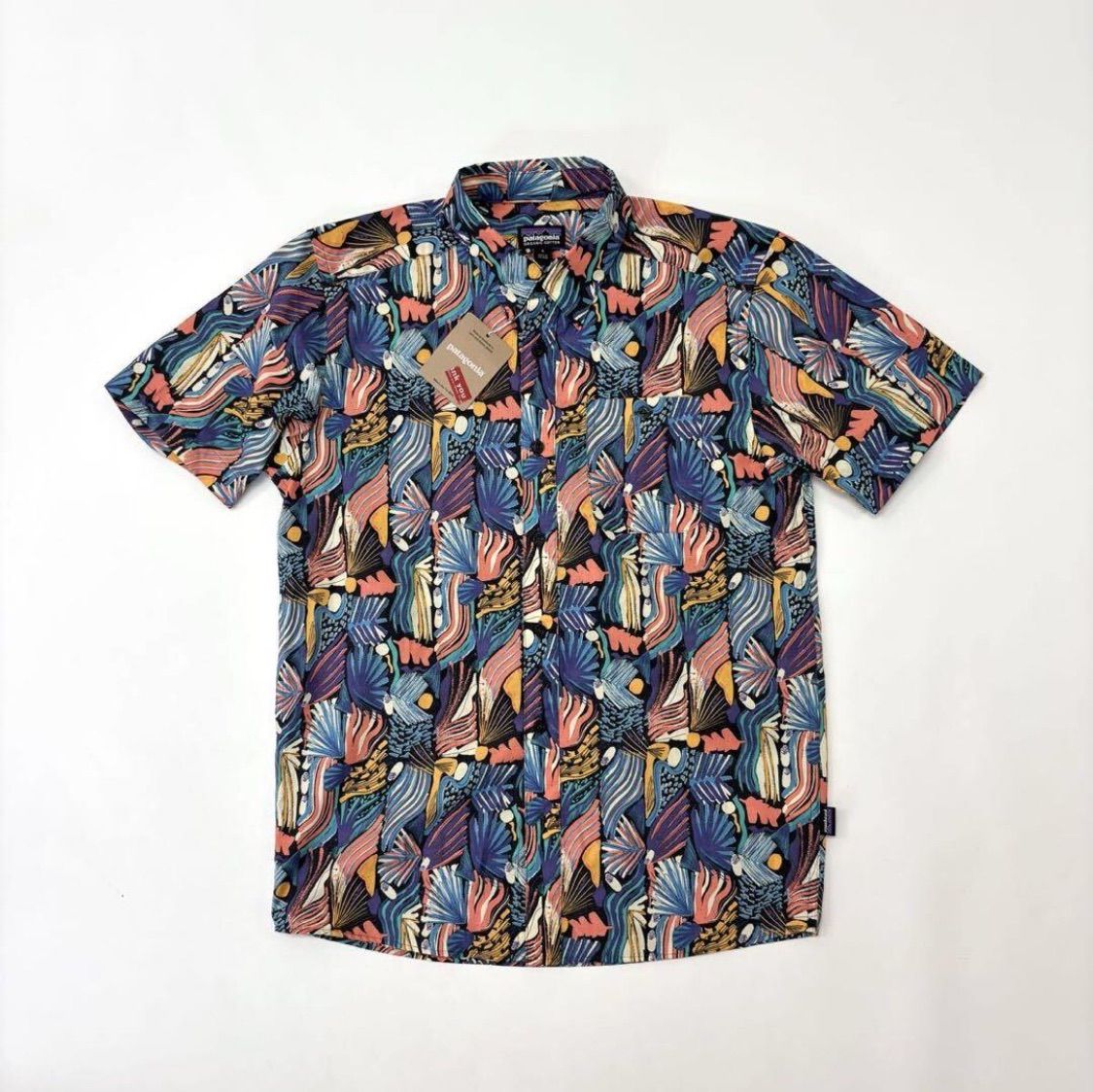 23ss 2025 Patagonia パタゴニア 50th M S GO TO SHIRT 52691 総柄 シャツ サイズ S 708-0050