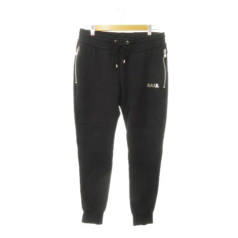 ボーラー BALR. スウェットパンツ ジョガーパンツ 切替 ロゴプレート サッカー スポーツ M 黒 ブラック |MN21 GY19