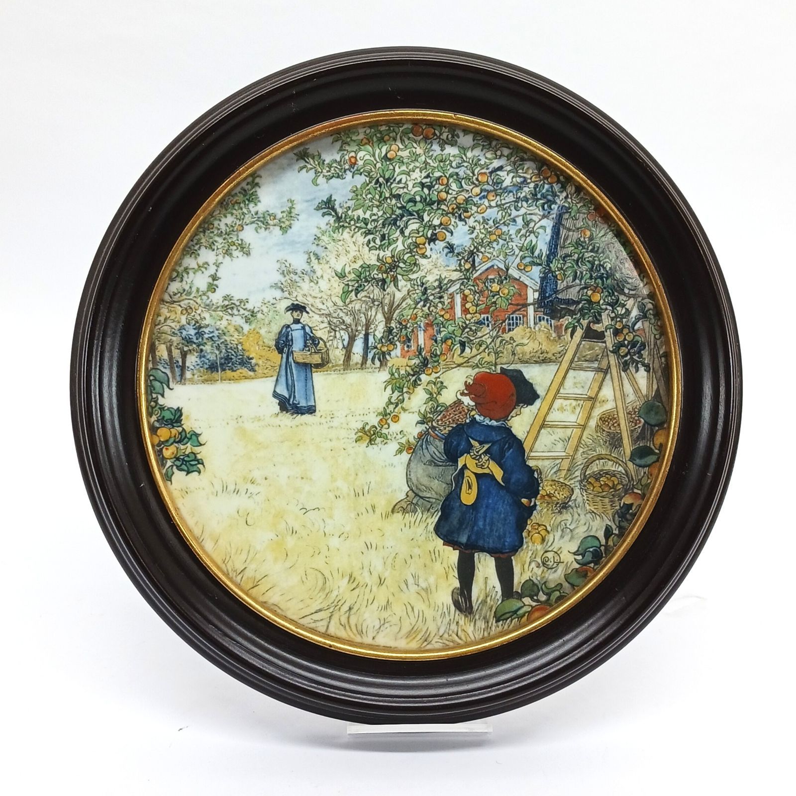 ロイヤルコペンハーゲン 陶板絵皿 飾り皿 Carl Larsson カール