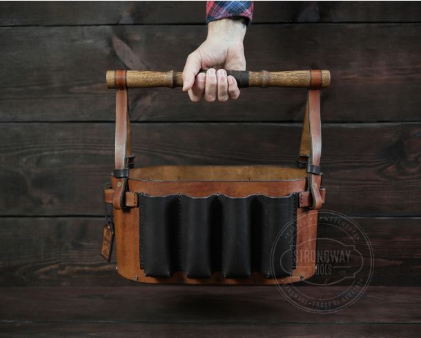 ウクライナ産 SWAYTOBOR ツールオーガナイザーレザーボックス工具箱 スウェイトボル