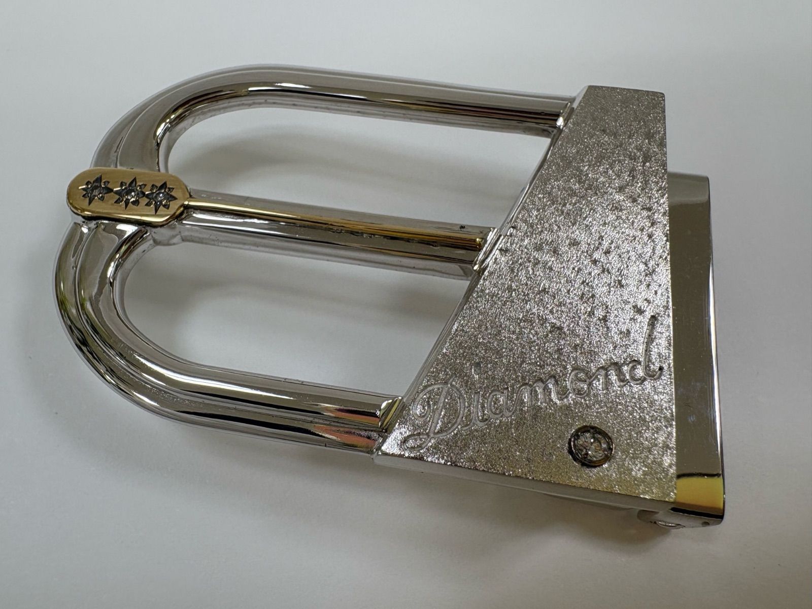 ノンブランドジュエリー ダイヤモンドバックル SV925 シルバー925 K18 バックル 送料無料