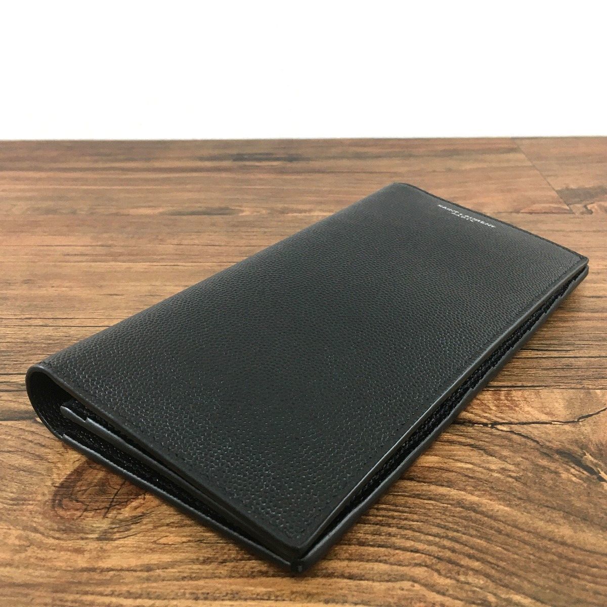 371 み ♥品 Saint Laurent 長財布 396308 ブラック 縦型 き プレゼントにも