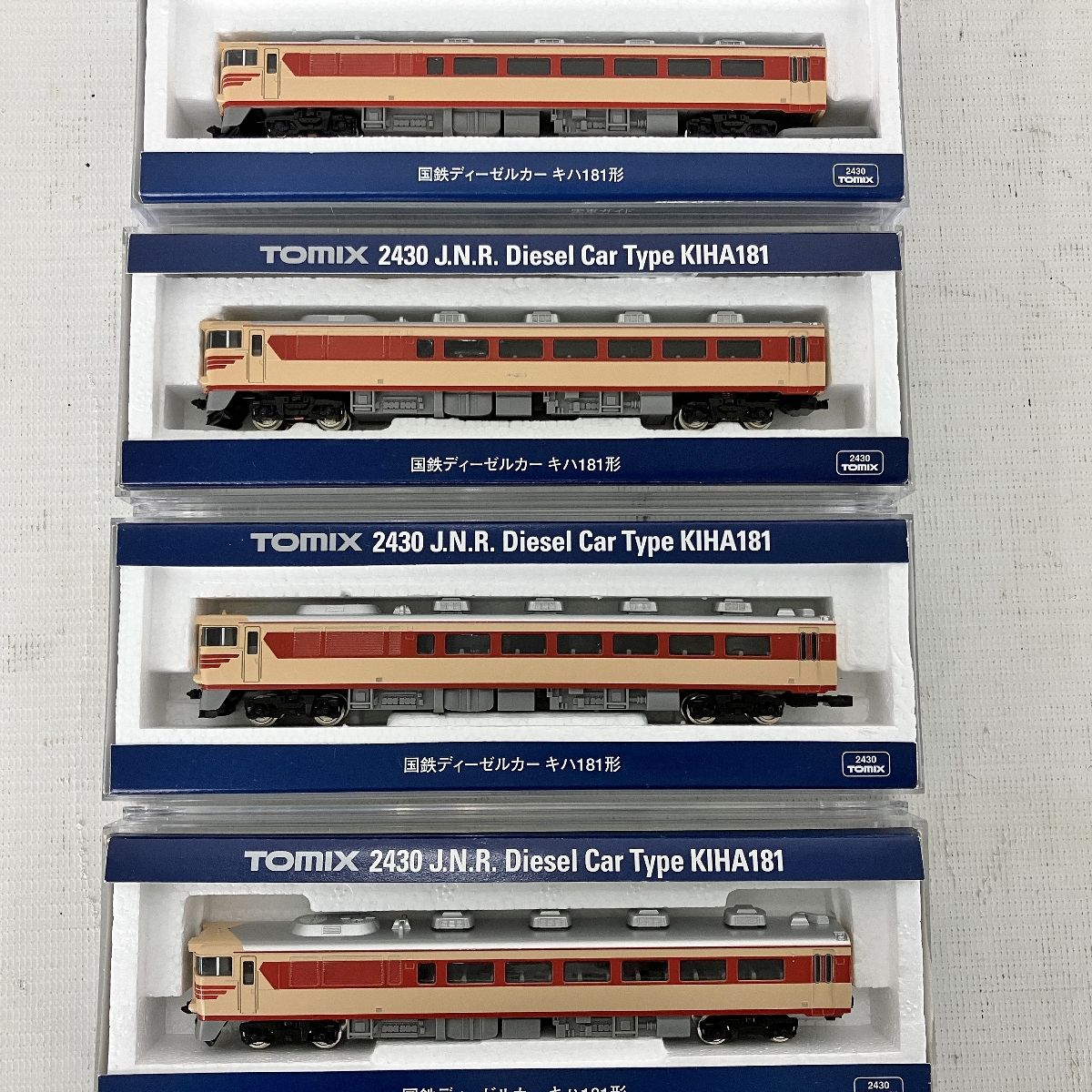 TOMIX 国鉄キハ180・ 181形ディーゼル車 5両セット TOMIX キハ180-6 室内