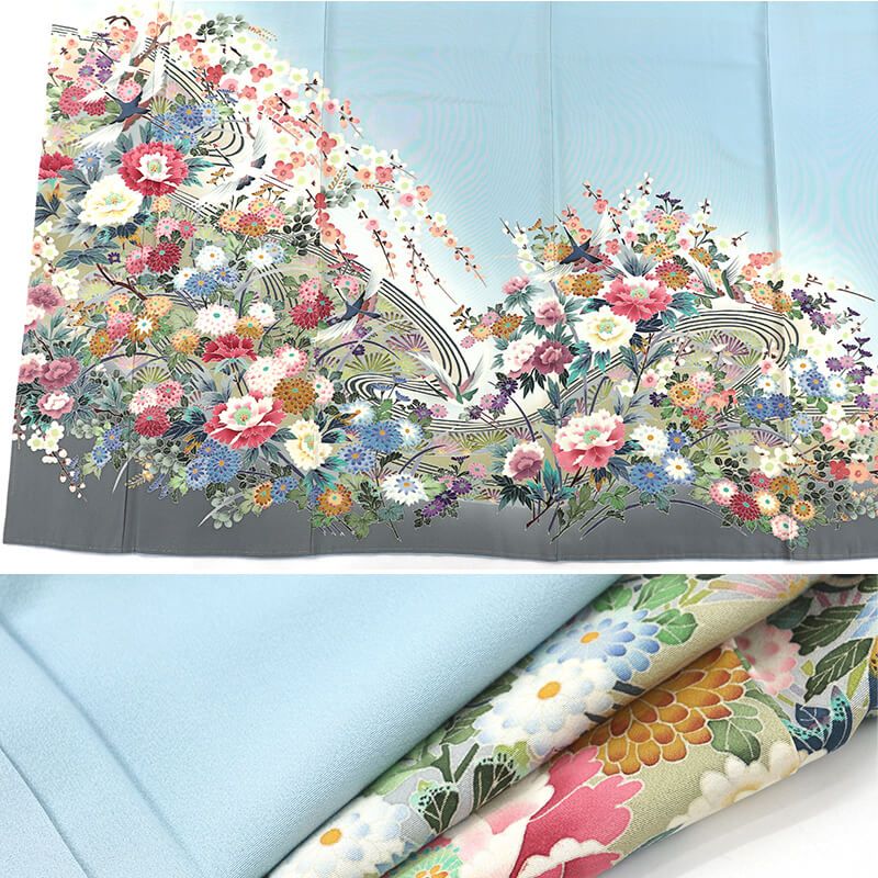 色留袖 加賀友禅