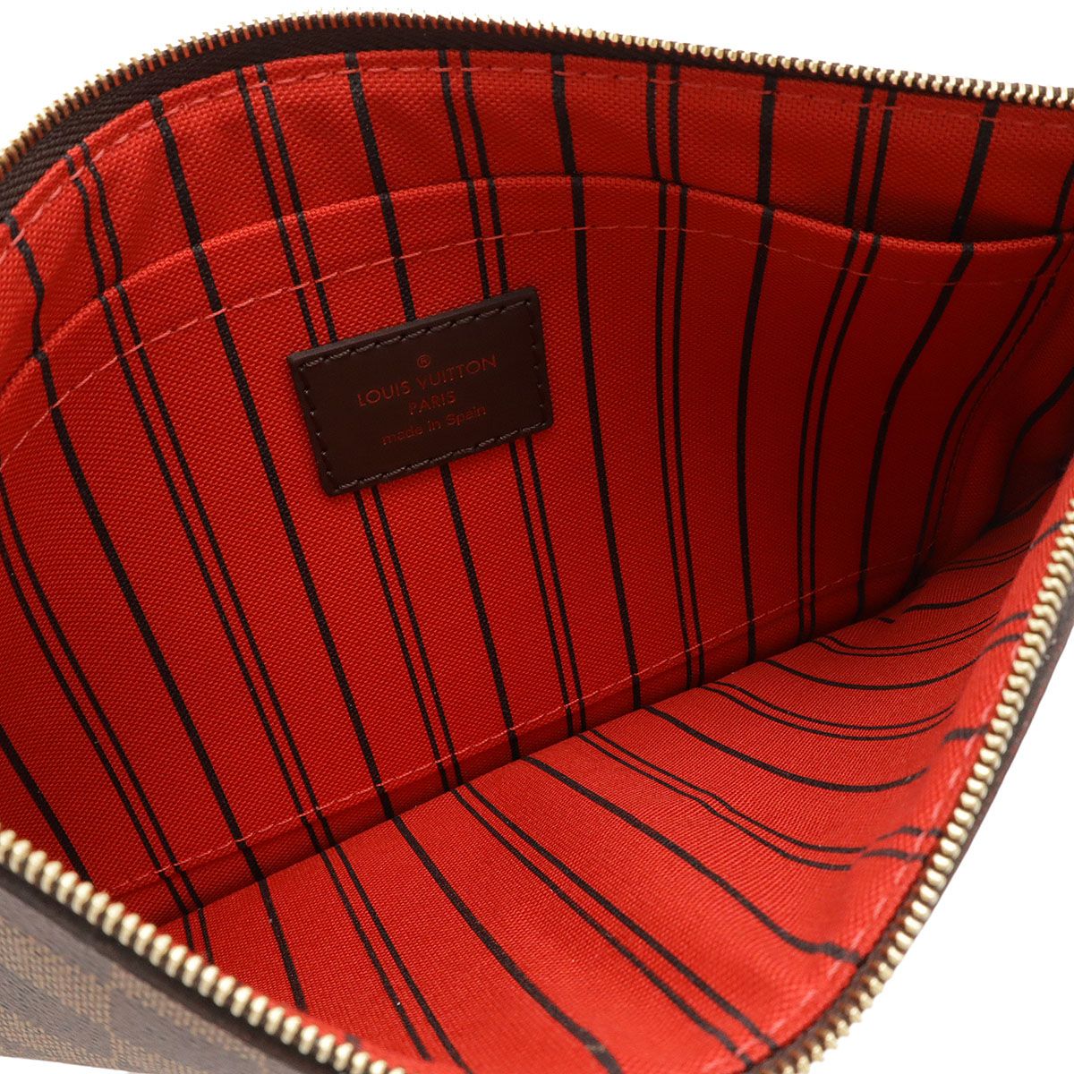 LOUIS VUITTON ルイ ヴィトン ダミエ ネヴァーフルMM ネヴァーフル用ポーチ ネヴァーフル付属品 マルチポーチ ポーチのみ N41358 DECORATOM_COM_BR