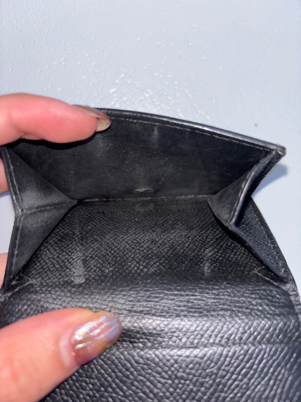 BALENCIAGA 3つ折り財布 レザー BB金具 メタルロゴ ミニウォレット