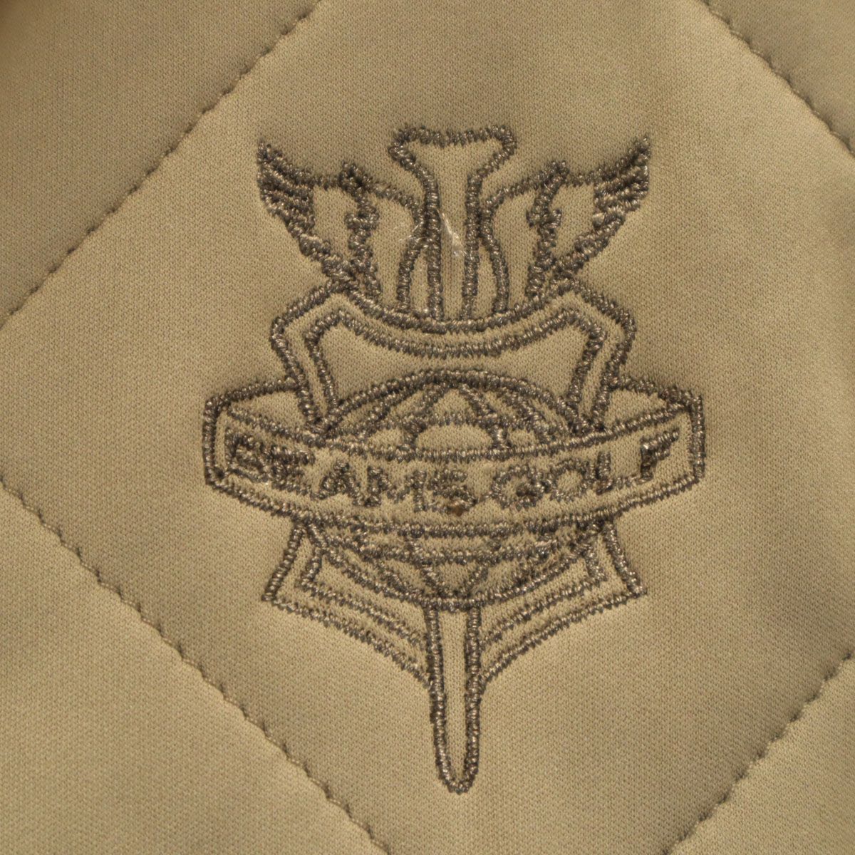 美品 BEAMS GOLF ビームスゴルフ キルティングジャケット S アッシュ