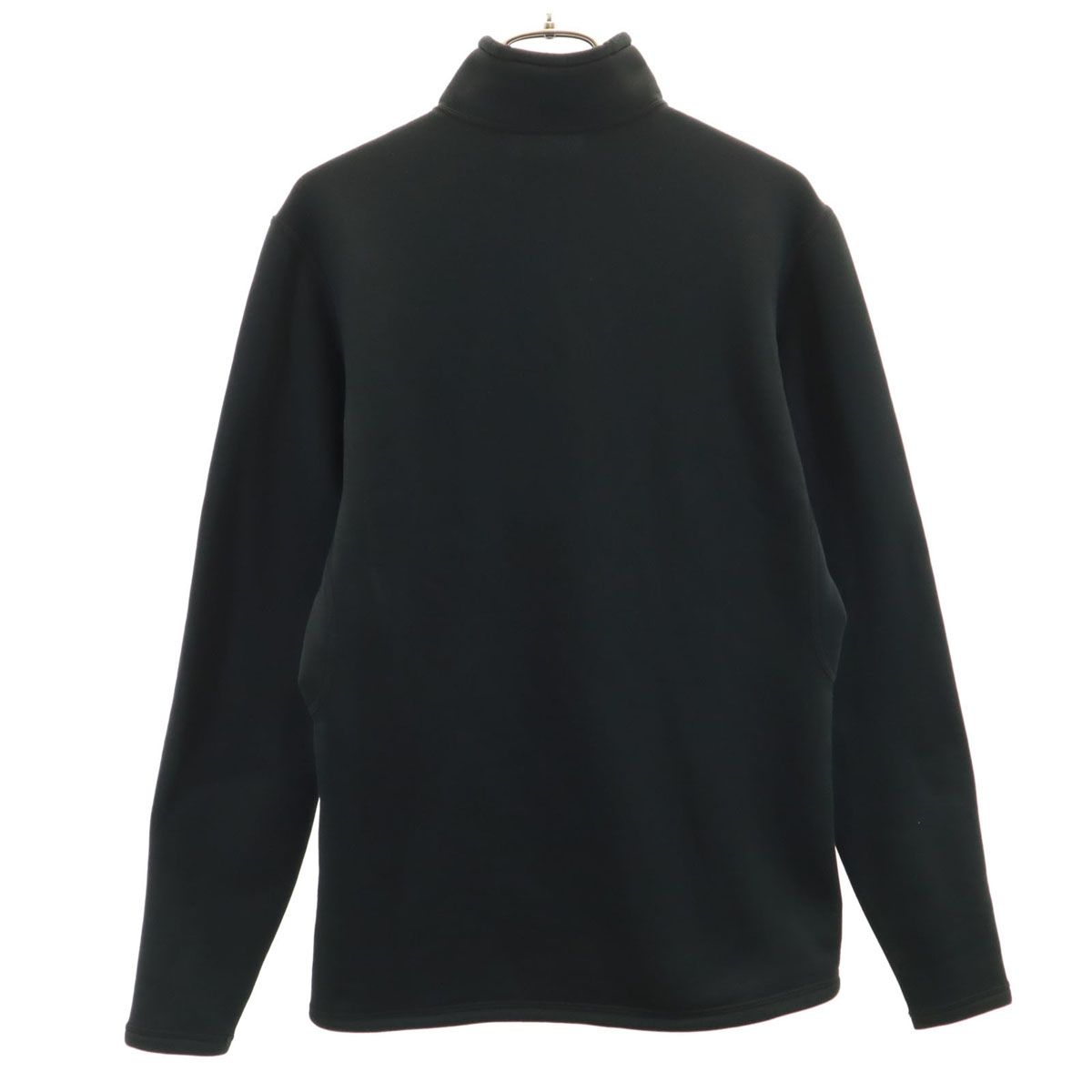 ARC TERYX アークテリクス 長袖 ハーフジップ ウェア S ブラック HO AR ZIP NECK アウトドア トップス 裏フリース メンズ 古着