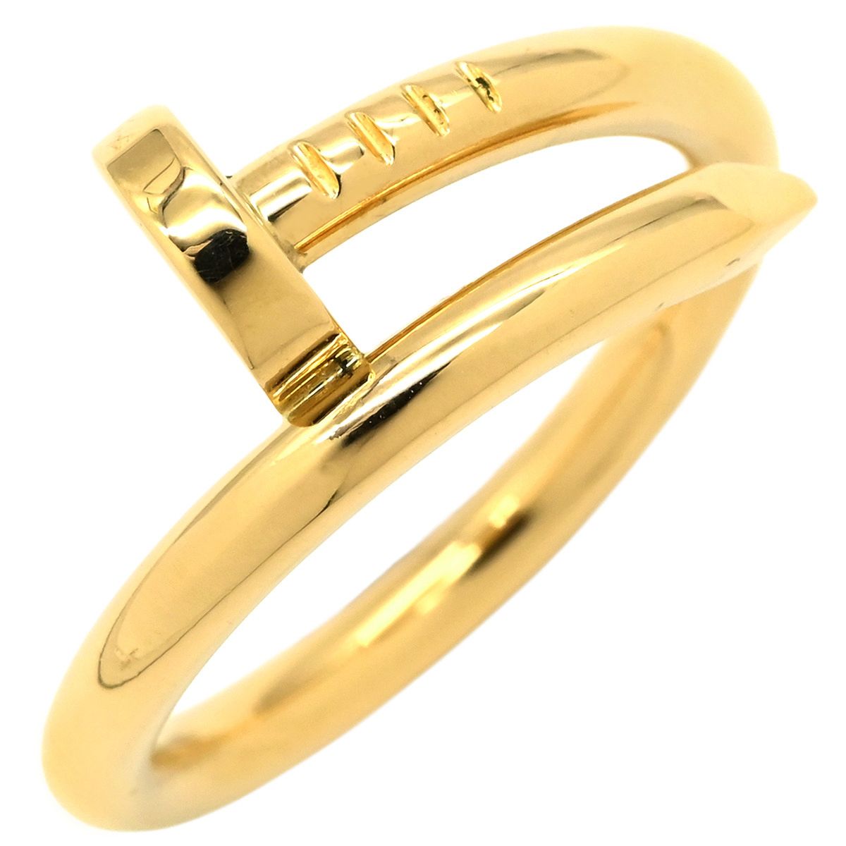 カルティエ Cartier リング 指輪 ジュスト アン クル クラシック K18YG イエローゴールド 56 Au750 18K 18金 JUSTE UN CLOU 釘モチーフ 16号 B4092656