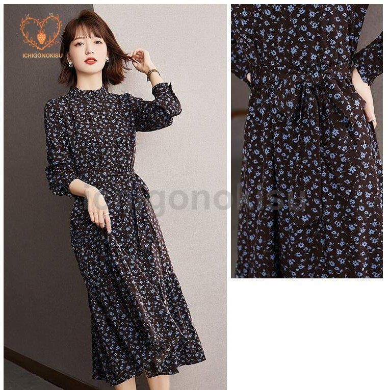 上品 膝丈ワンピース