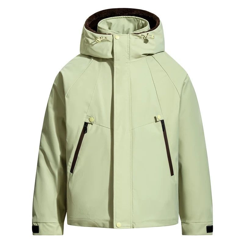 h アメリカンハイストリート風 ヴィンテージスポーツ × フード付き 中綿マウンテンジャケット 加厚 男女兼用 防風 オーバーサイズ