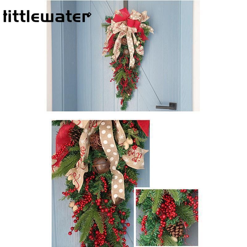 クリスマスリース60cm クリスマス スワッグ 大きい オーナメント