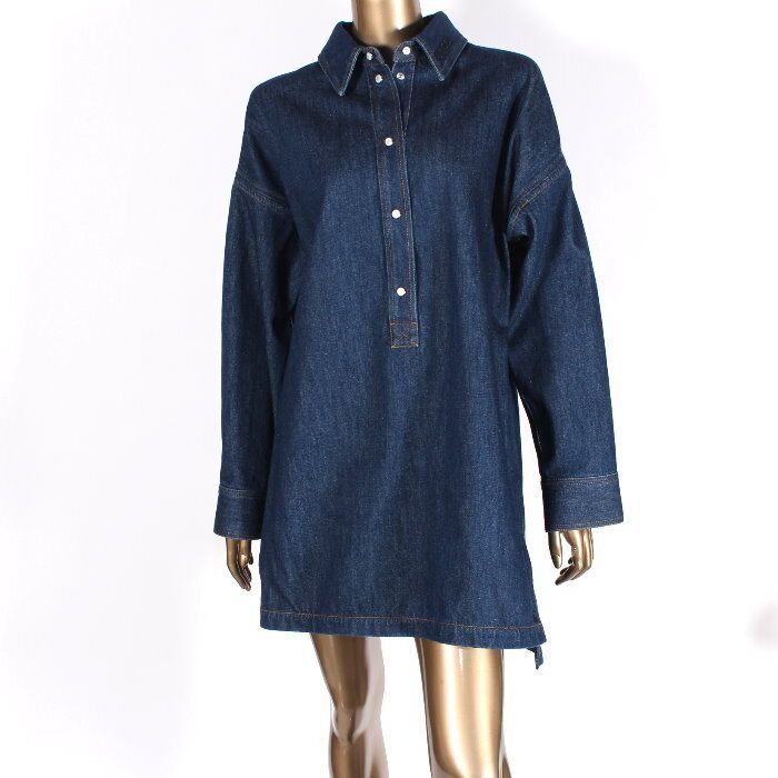グッチ GUCCI ワンピース デニムシャツ ブルー 812609 XDC7I 4100 38