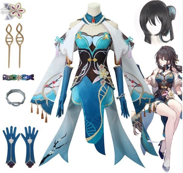 崩壊 スターレイル ルアンメイ コスプレ衣装 フルセット - アニメイベント - ステージ用