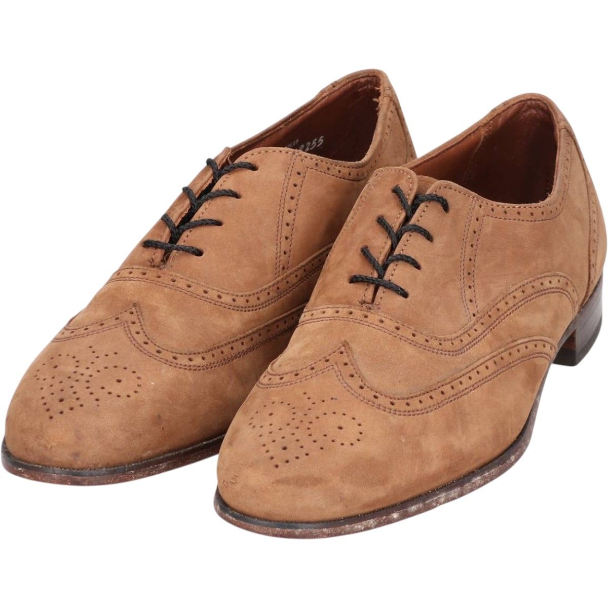 古着 ボストニアン Bostonian フルブローグ ウイングチップシューズ 7 1 2 M レディース24.5cm相当 saa015189