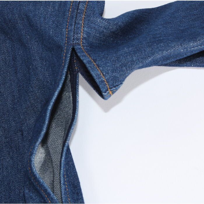 デニムシャツ ブルー