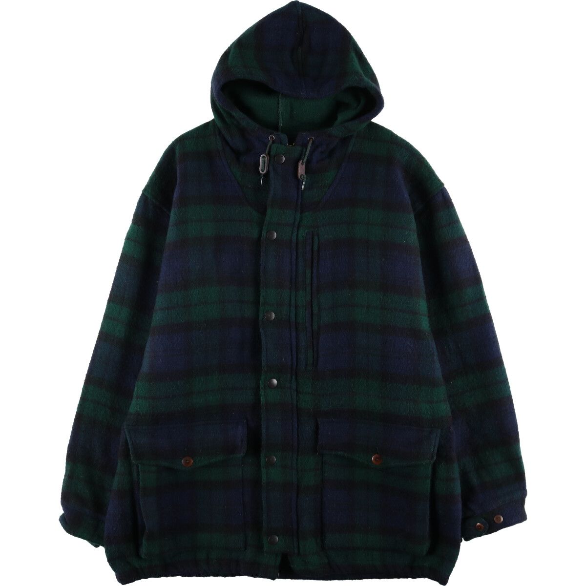 古着 90年代 ラルフローレン Ralph Lauren POLO by Ralph Lauren ブラックウォッチチェック ウールパーカー メンズL相当 eaa595893