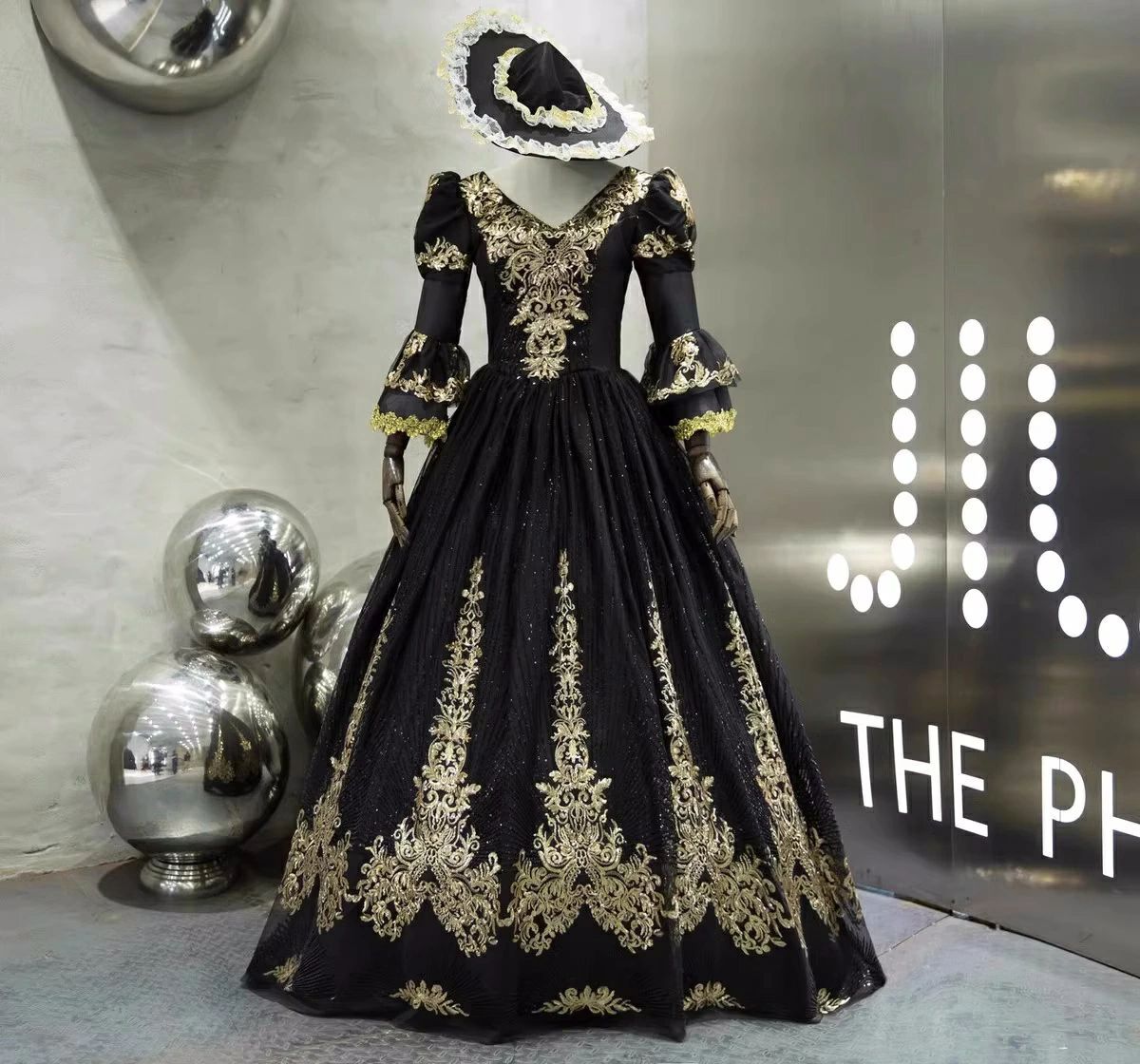 中世ヨーロッパ 貴族 ドレス ロングドレス 上品 貴族風 演奏会 大人 ピアノ 発表会 パーティードレス ハロウィン 仮装 上品 袖あ WWW_OPDRERGINERDOGAN_COM