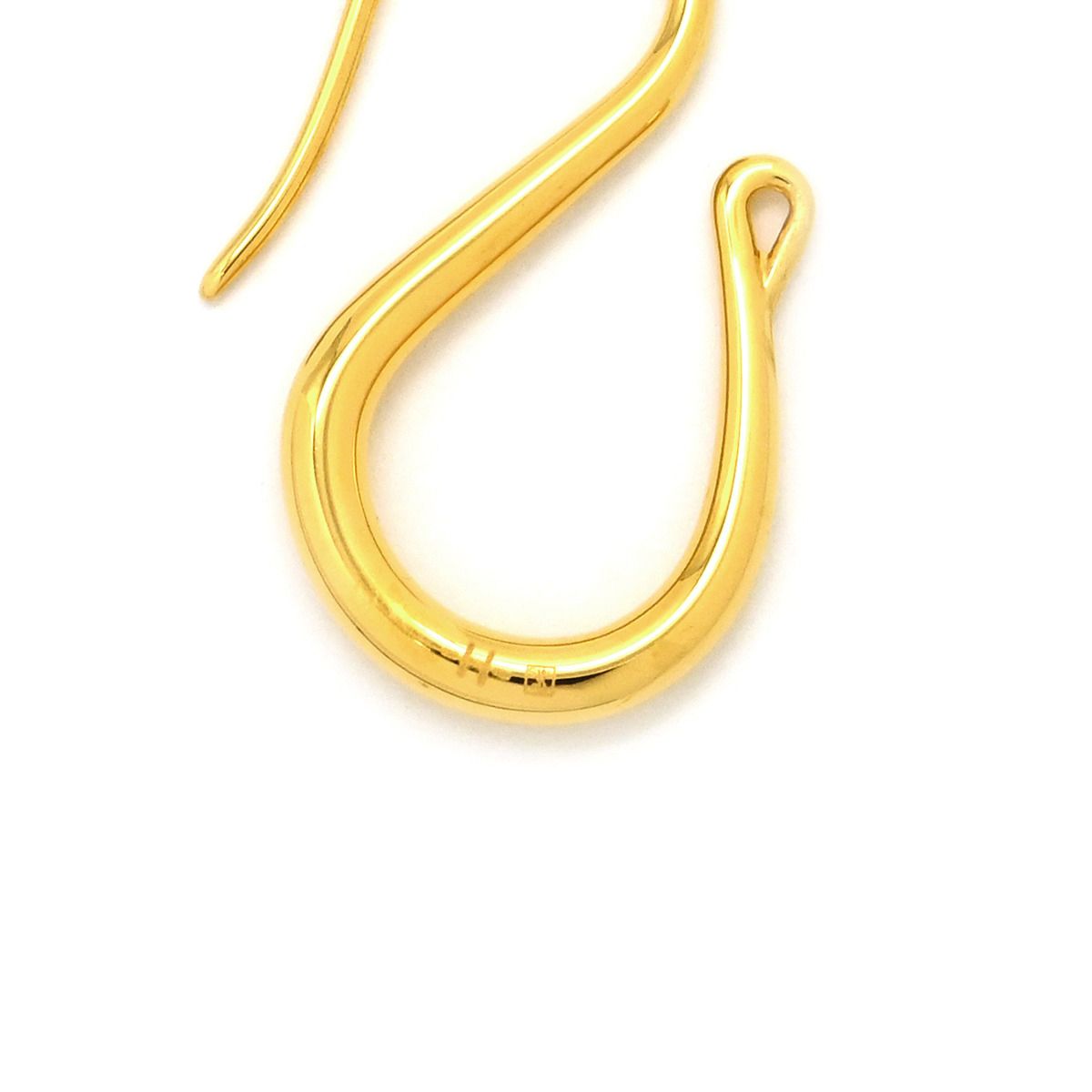 エルメス HERMES ピアス オーマイヨン PM GP スイフト ブラックX