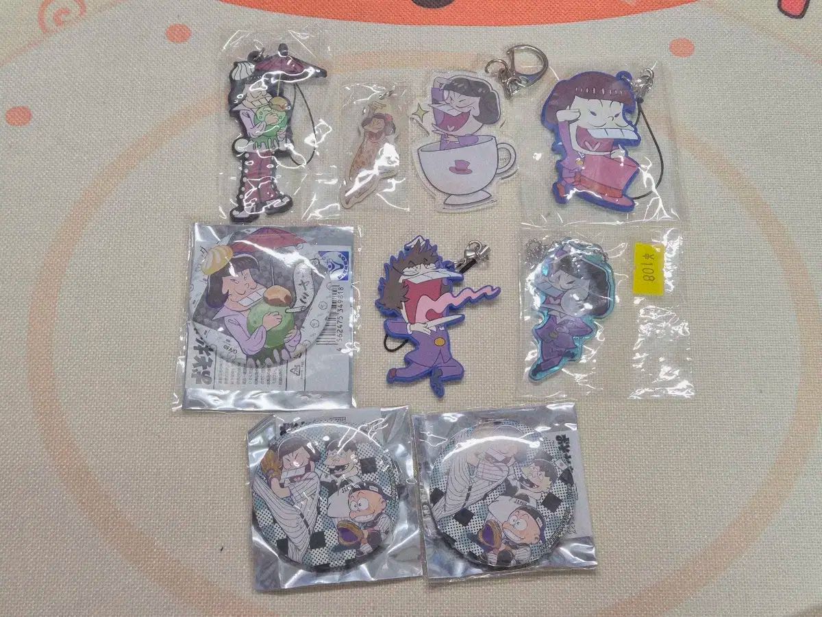 おそ松さん イヤミ アクリルキーホルダー 缶バッジ ラバーストラップ まとめ