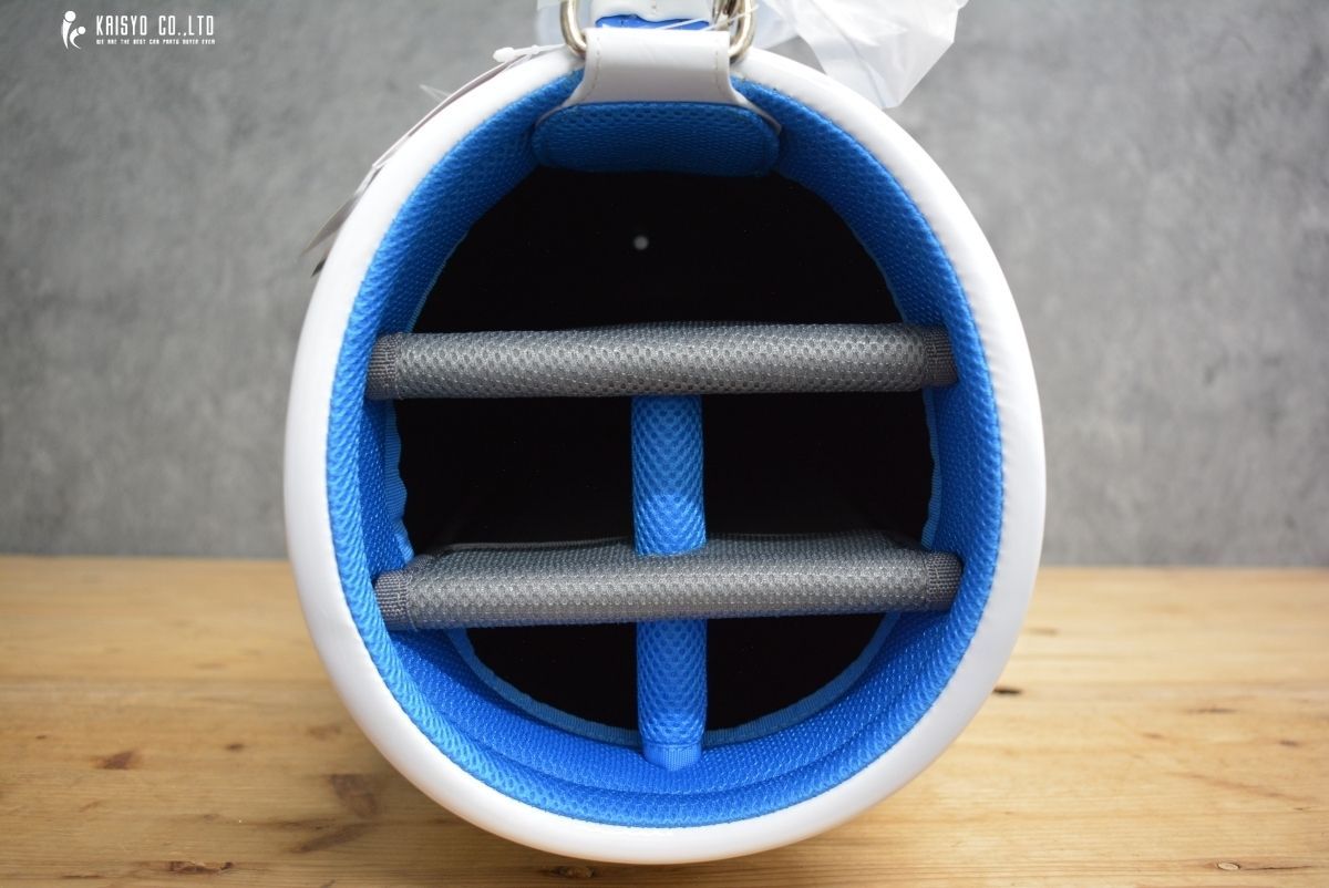  品 キャロウェイ BMWゴルフ レディース キャディバッグ ホワイト ブルー 8 5型 46インチ対応 5分割 5122856 スタンドバッグ ゴルフバッグ キャディバッグ ゴルフ