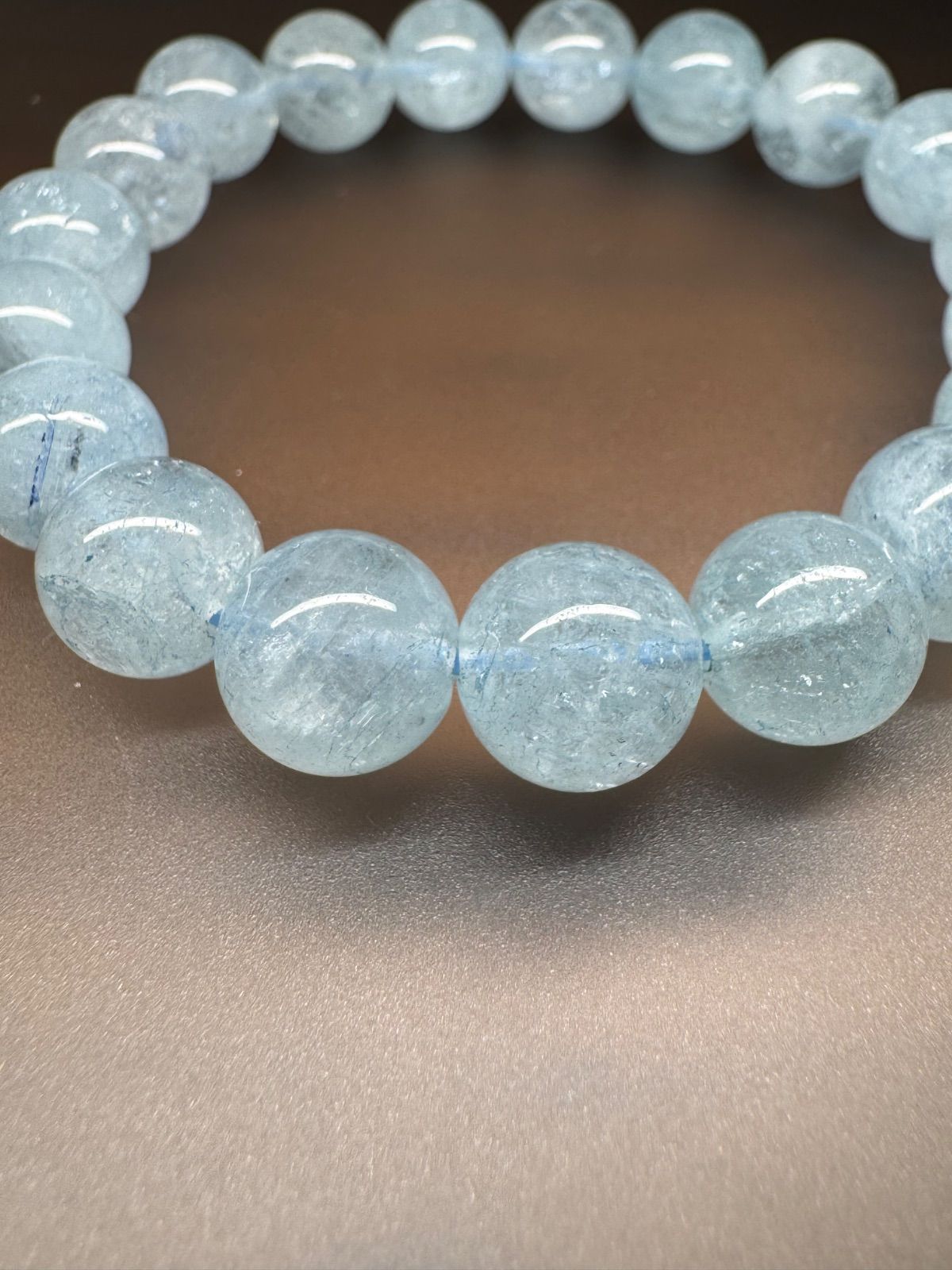 最高品質 SSSアクアマリン10.1㎜ 腕周り16.5㎝ NEXPOTALLINN_EU