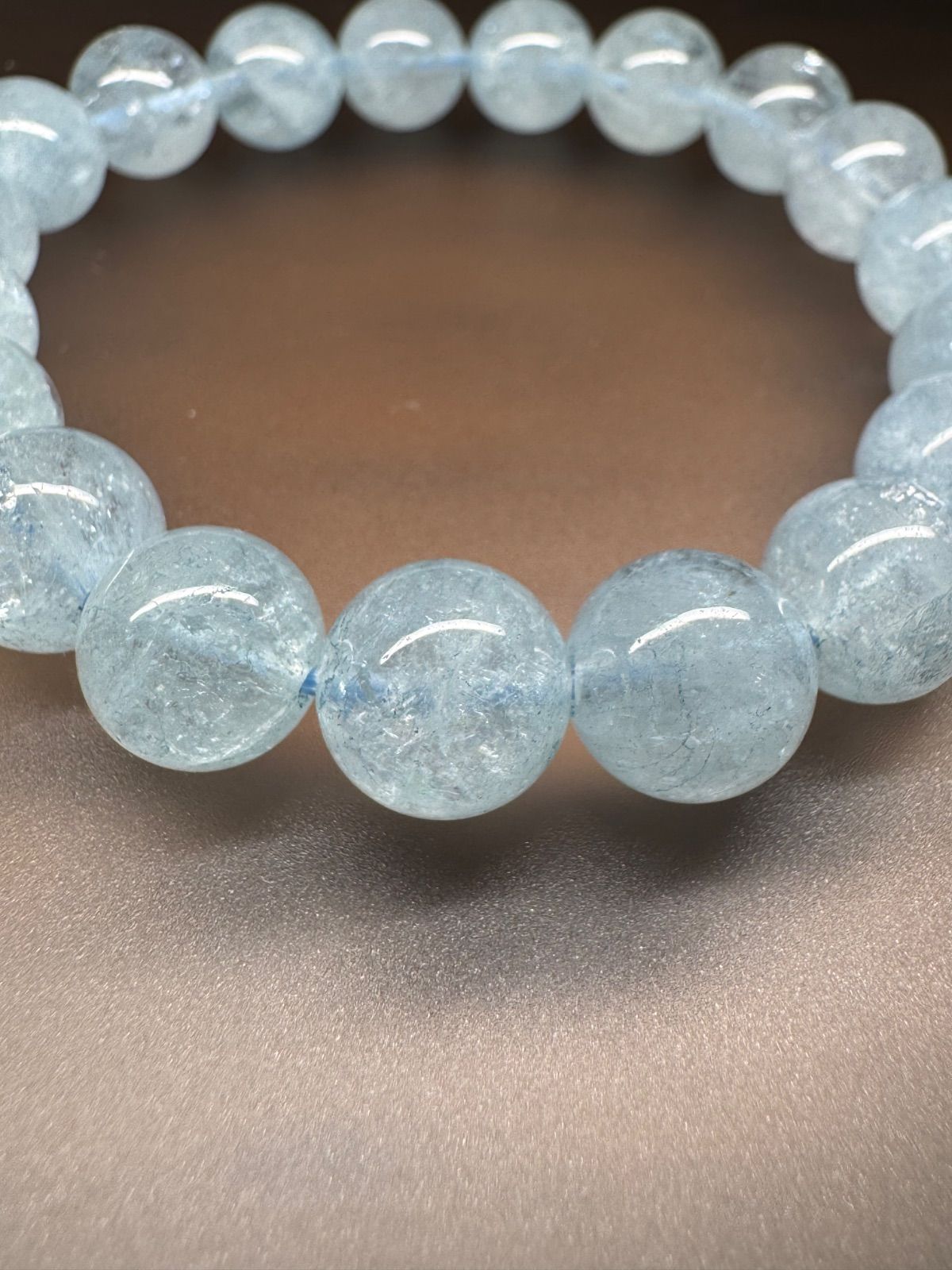 SSSアクアマリン10.1㎜ 腕周り16.5㎝