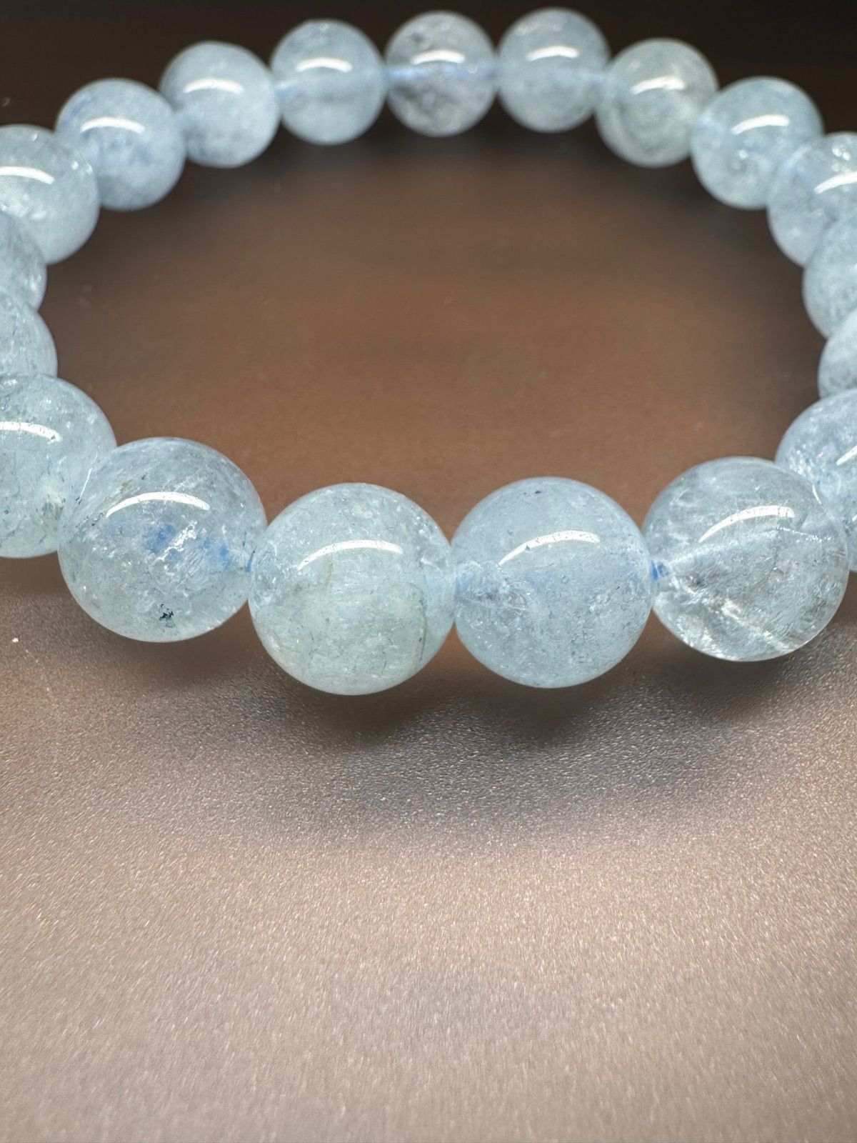 SSSアクアマリン10.1㎜ 腕周り16.5㎝