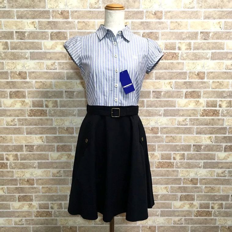 送料込み ♥品 タグ付き BURBERRY ブルーレーベル ワンピース 36 457
