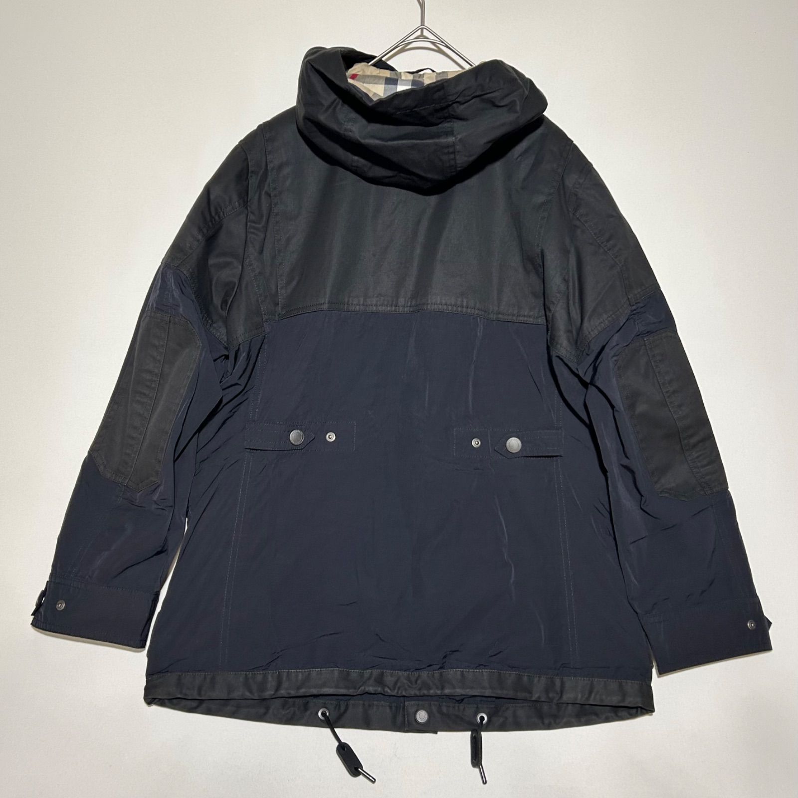 BURBERRY LONDON ナイロンジャケット ノバチェック ブラック