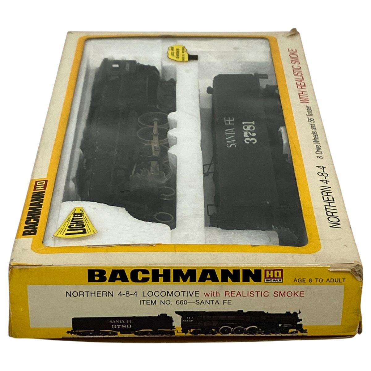 Bachmann 660 アッチソントピカサンタフェ鉄道 4-8-4 蒸気機関車 3781号機 HOゲージ 鉄道模型 N10518324
