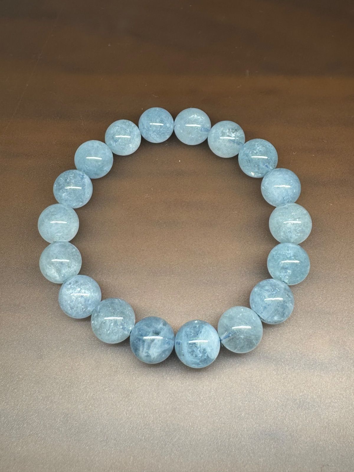 最高品質 SSSアクアマリン10.5㎜ 腕周り16㎝