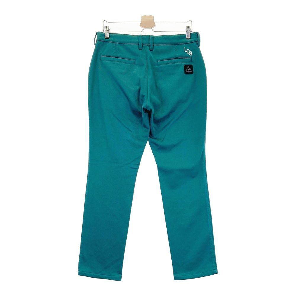 サイズ：82 LE COQ GOLF ルコックゴルフ 裏起毛 ロングパンツ グリーン