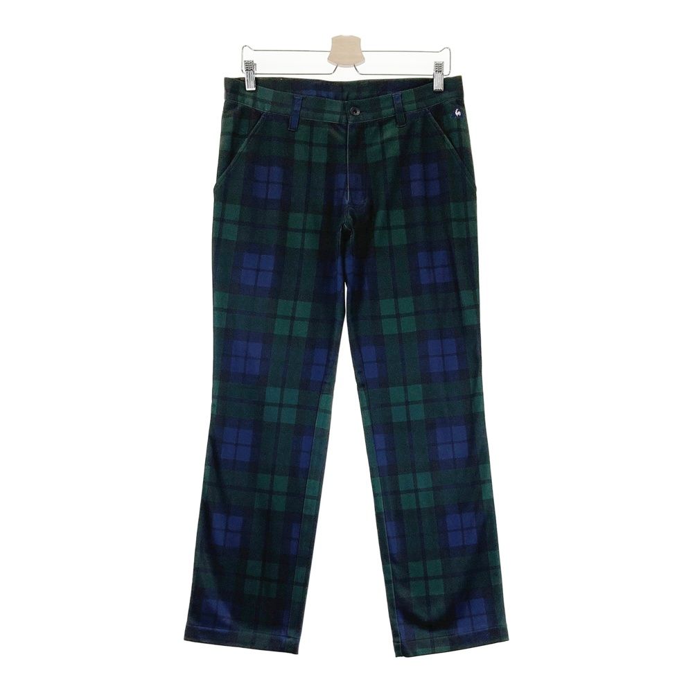 サイズ：82 LE COQ GOLF ルコックゴルフ 裏起毛 ロングパンツ チェック