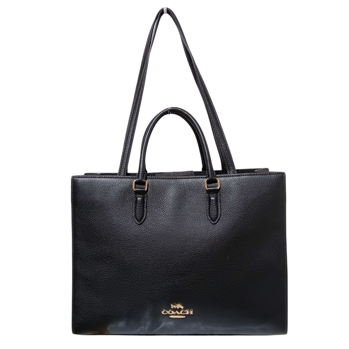COACH(コーチ) トートバッグ美品 マギー トート バッグ CY666 黒 