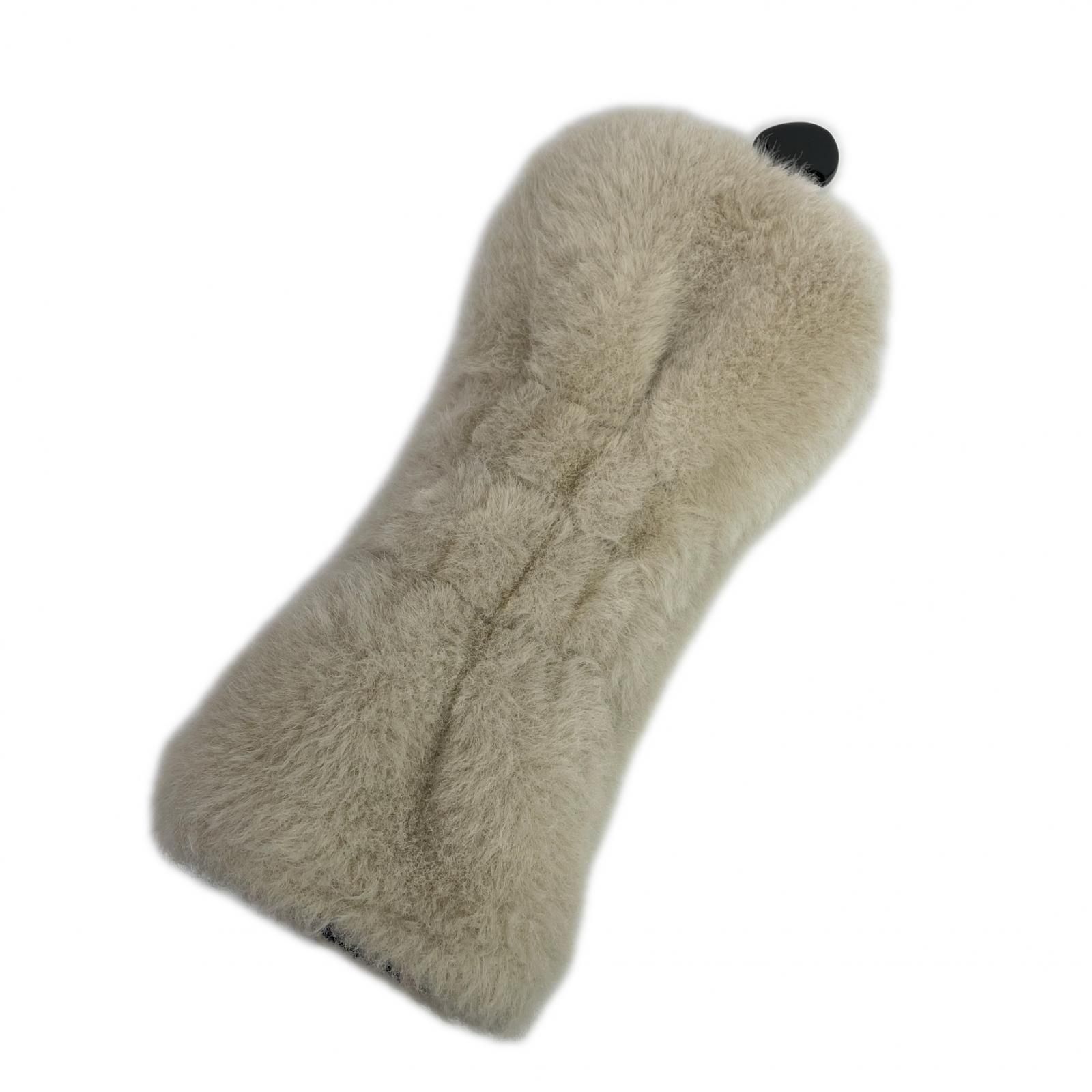 ムータマリン muta MARINE ヘッドカバー ベージュ フェアウェイウッドカバー FW用 ファー LLC-HASEGAWATOSO_COM