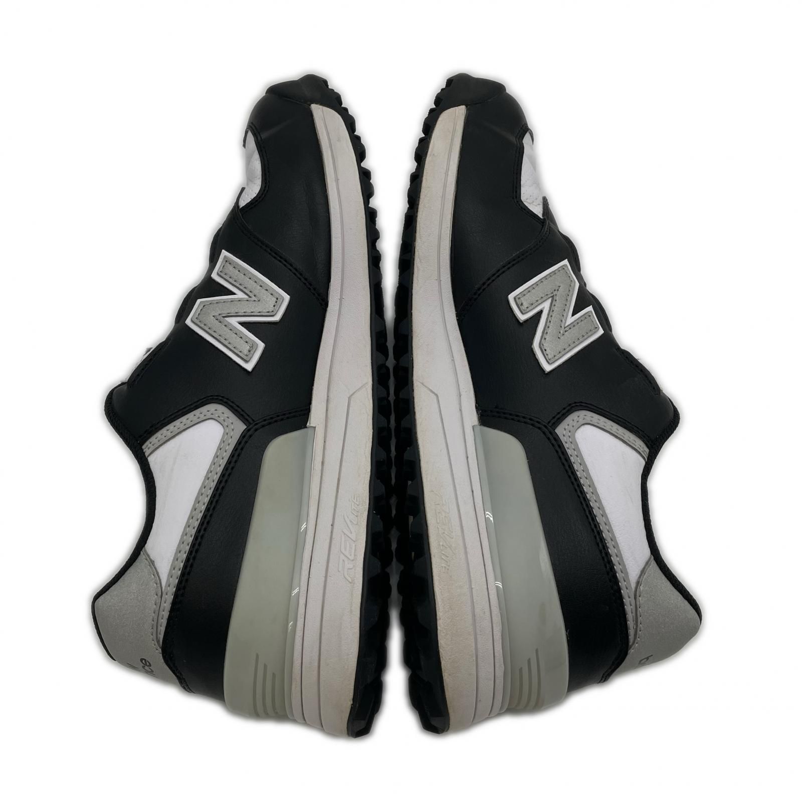 ニューバランスゴルフ New Balance golf ゴルフシューズ 26.5cm 黒×白 574 v3 SL BOA スパイクレス UGBS574L LLC-HASEGAWATOSO_COM