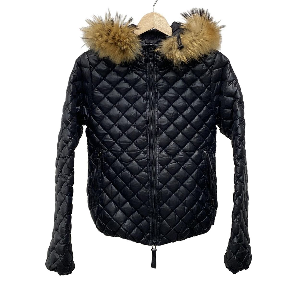 DUVETICA ダウンジャケット ブラック 42 DUVETICA ブラックダウン