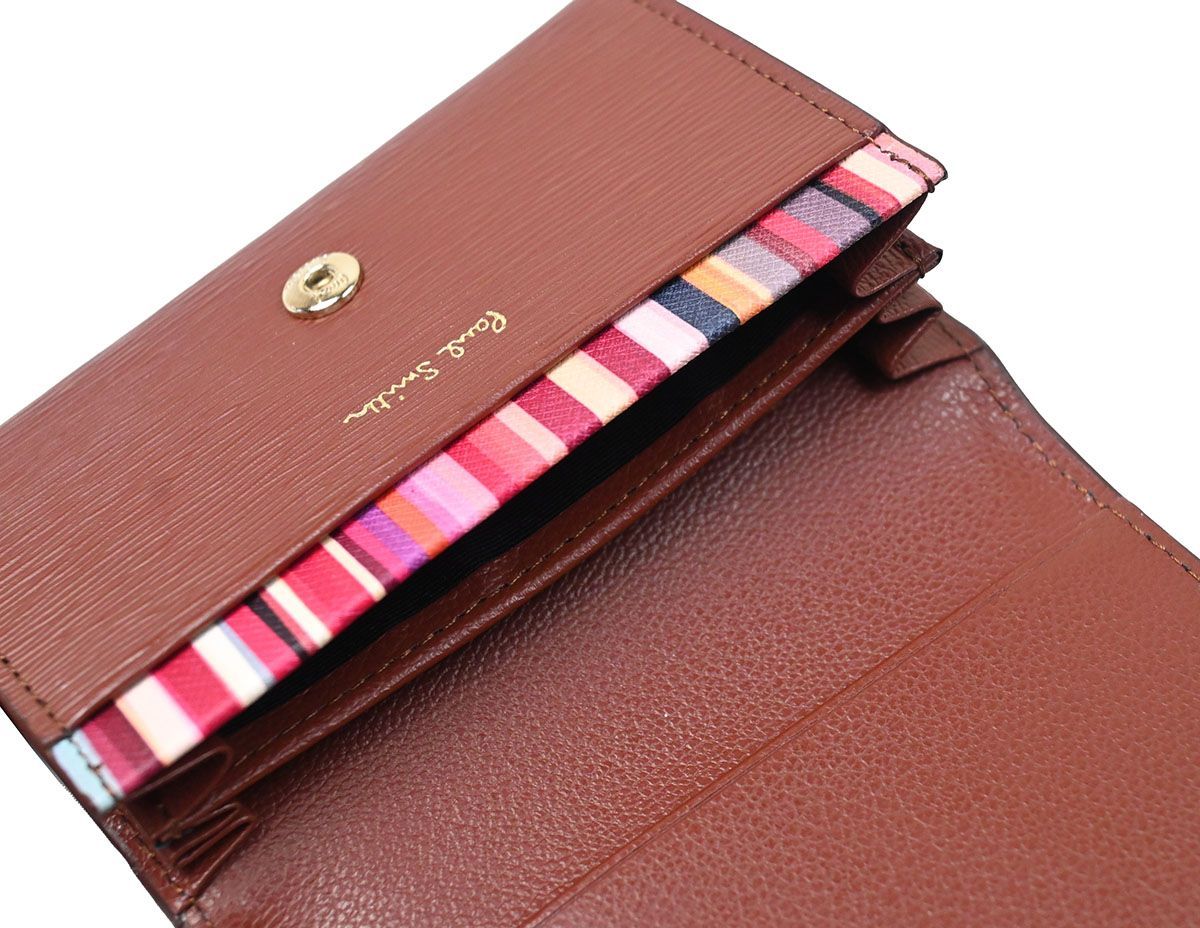  ポールスミス 名刺入れ レディース カードケース paulsmith パネルD牛革 名刺入れ 小物