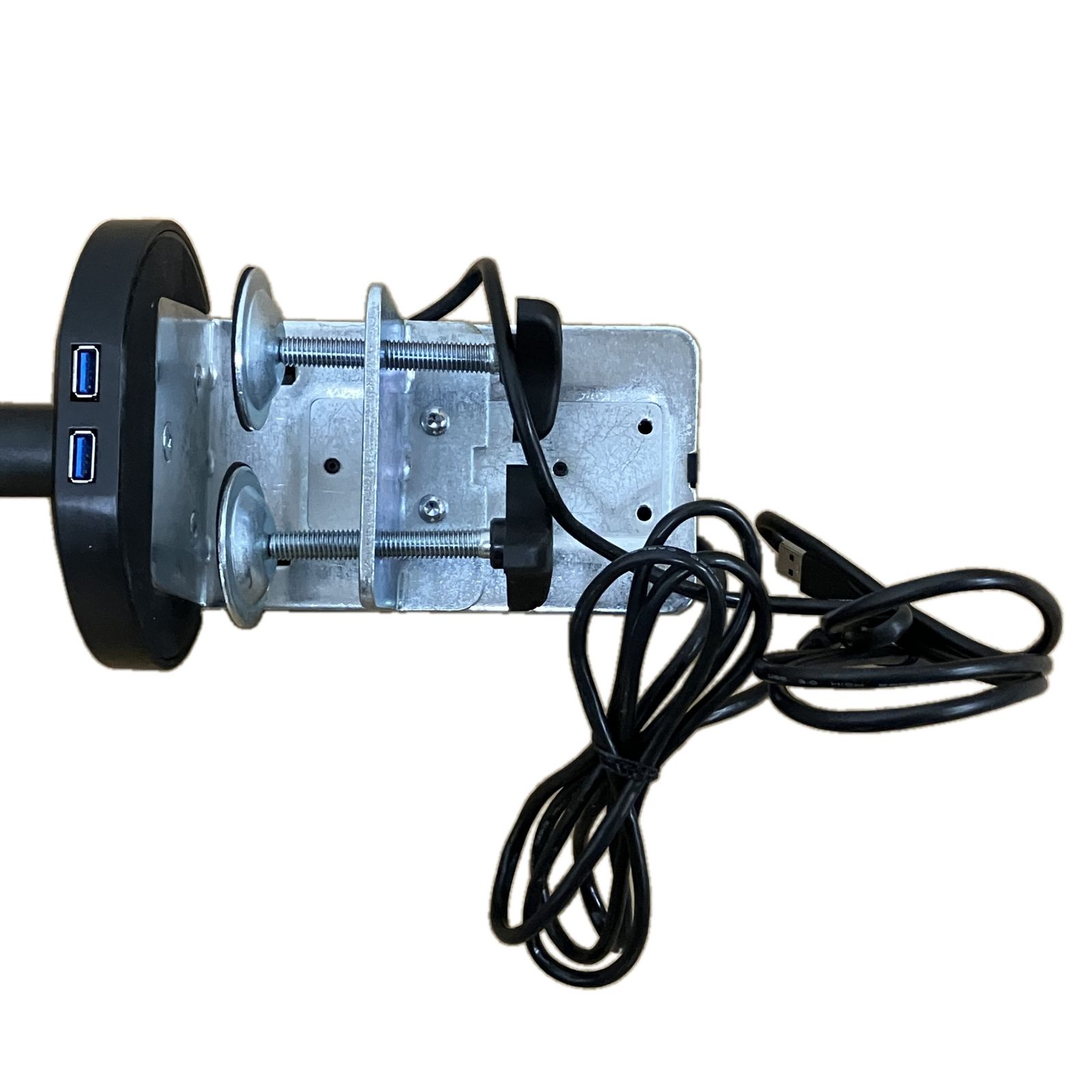 BAUHUTTE ロングモニターアーム BMA‐2GS‐BK デュアル 2画面 ガス圧式 PC 周辺機器 S10593187 MEBLE-SODAR_PL