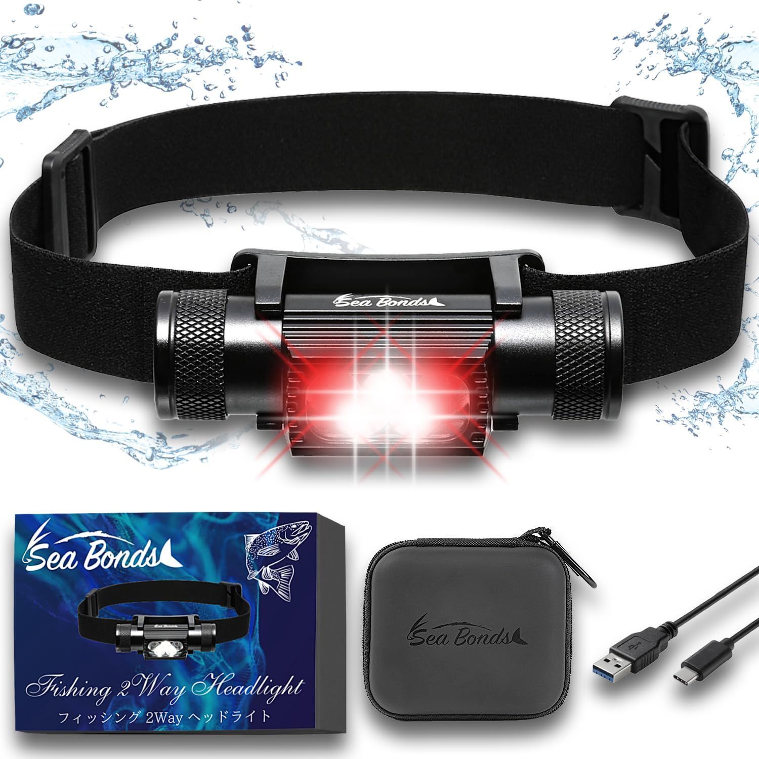 在庫 シーボンズ ヘッドライト 1000ルーメン SPEC2