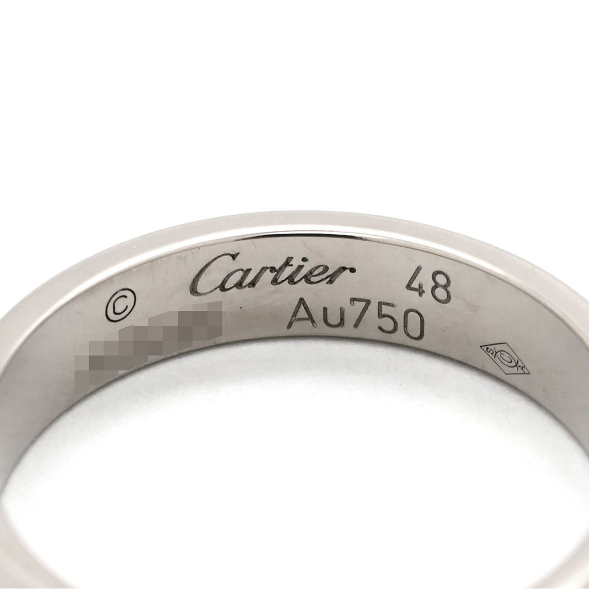 カルティエ Cartier リング 指輪 ラブリング スモールモデル K18WG 