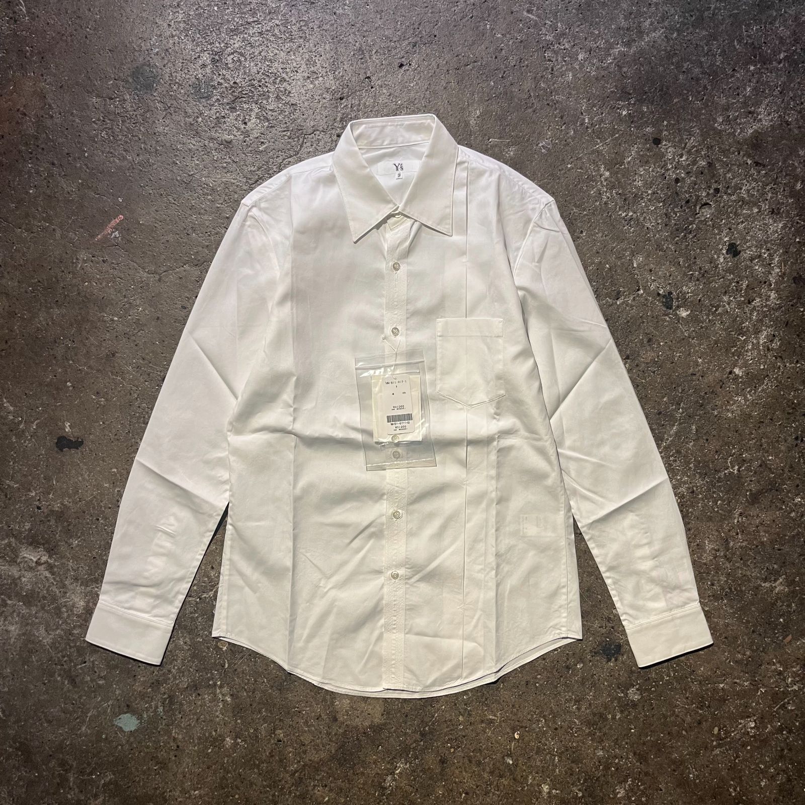 Y's for men プリーツデザインシャツ 3 ワイズフォーメン Yohji