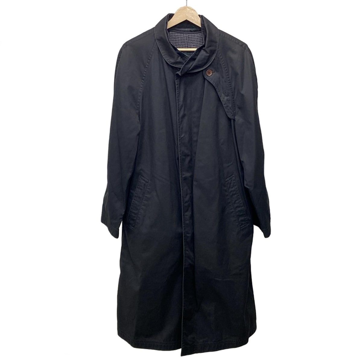 DURBAN(ダーバン) コート サイズM メンズ - 黒 長袖/ネーム刺繍/オール