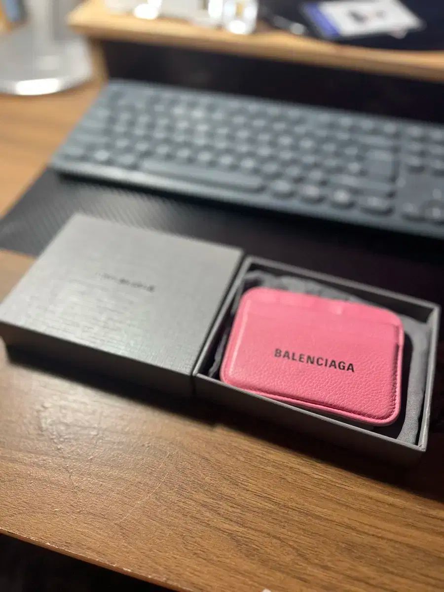 バレンシアガ ピンク カードウォレット フルセット
