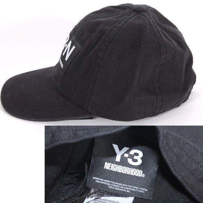  Y-3 ワイスリー ネイバーフッド キャップ NBHD CAP KA 0609 ブラック コラボ adidas yohji yamamoto アディダス ヨウジヤマモ ベースボール 帽子 ハット メンズ レディース ユニセックス ベースボールキャップ キャップ