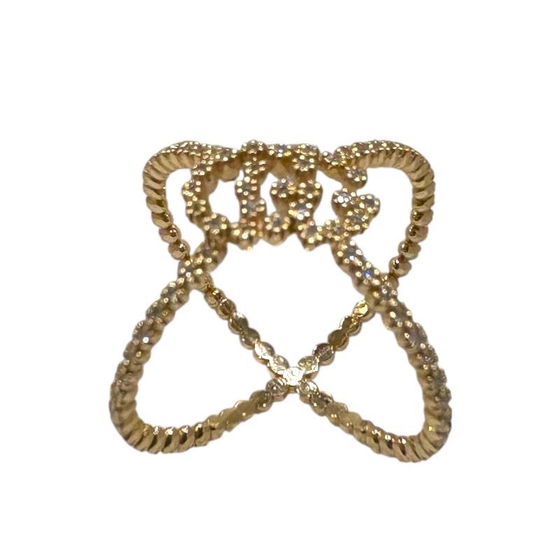 グッチ GUCCI GGランニングリング イエローゴールド 750 ジュエリー