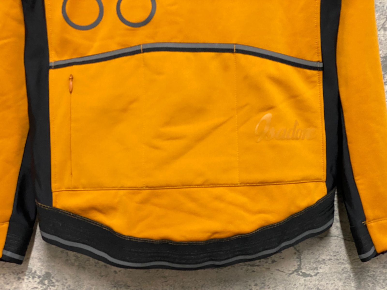 JO262 イザドア Isadore 長袖 サイクルジャケット オレンジ 黒 M 裏起毛 BRIGHTFACE_UK