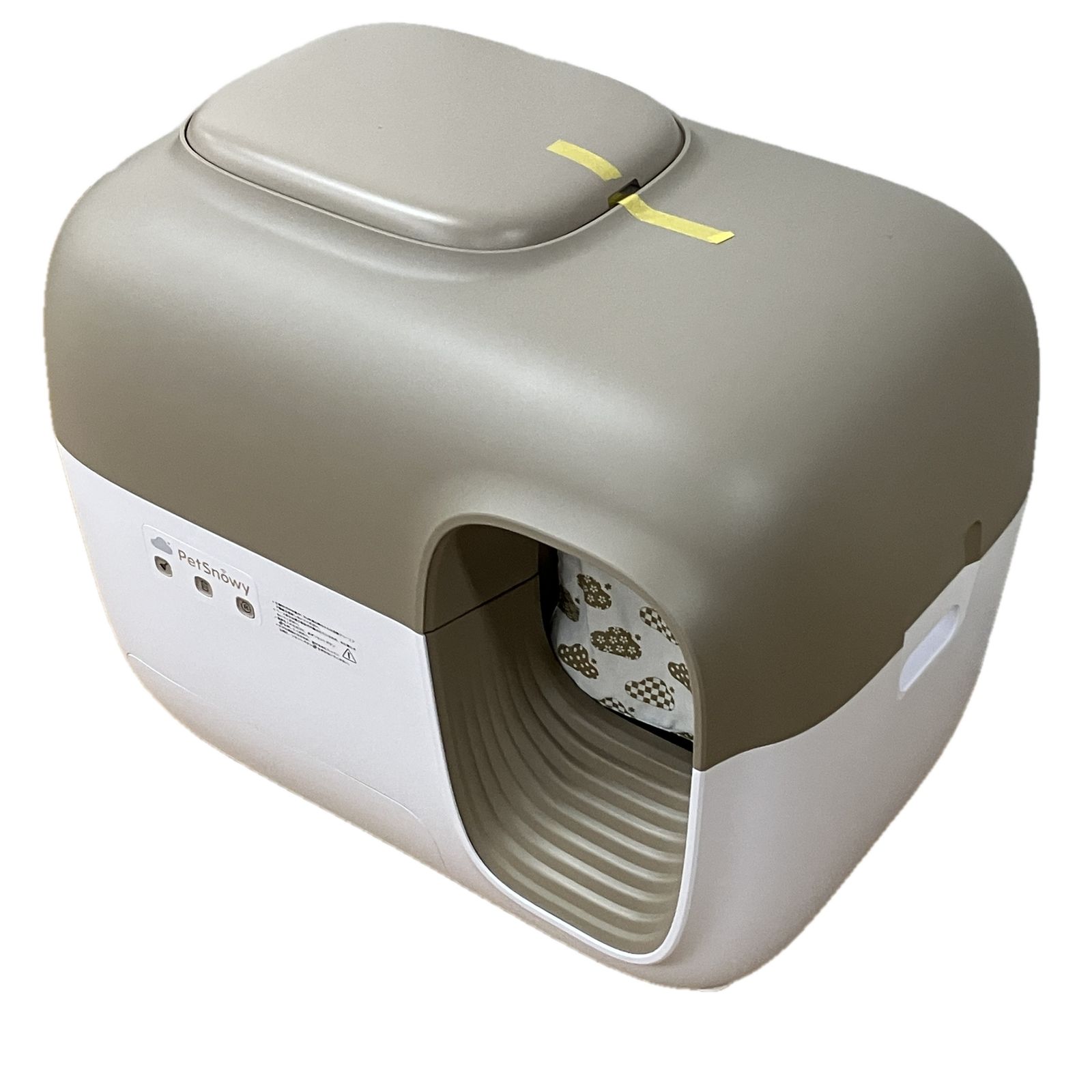 PetSnowy PS-001 スノー 自動猫トイレ アプリ連携 消臭 ペット用品 良好 S10576258