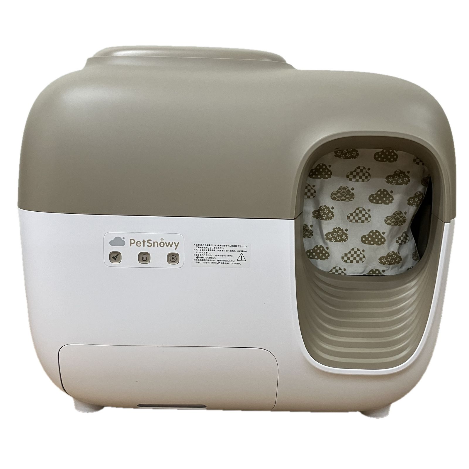PetSnowy PS-001 スノー 自動猫トイレ アプリ連携 消臭 ペット用品 良好 S10576258